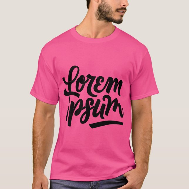 Camiseta Garota Lorem Ipsum (Frente)