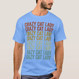 Camiseta Garota Louca de Gato Roxo