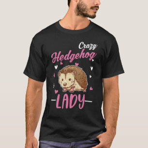 Camiseta Garota Louca de Porco-Porco Lady Hedgehog