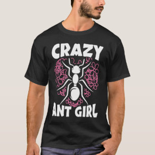 Camiseta Garota Louca Insetando Entomologia Ao Longo Do Fut