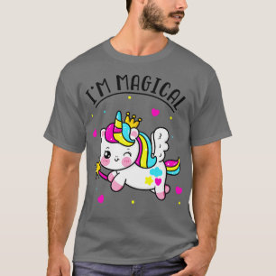 Camiseta Garota Mágica Chibi Unicorn