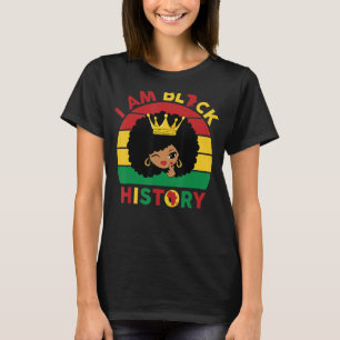 Camiseta Garota Negra Bonita Com Coração De Cabelo Afro