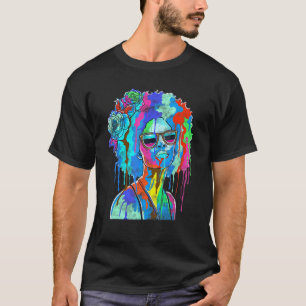 Camiseta Garota Negra Inspirada em Pintor Negra