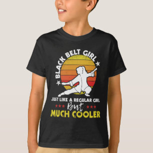 Camiseta Garota Negra - Karate Taekwondo Mistura Marcial A