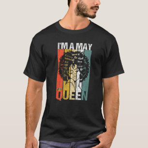 Camiseta Garota Negra Rainha Negra Lady Afro-Africana Nasce