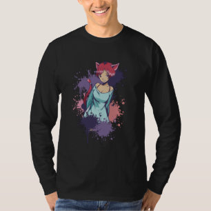 Camiseta Garota Neko Fofa