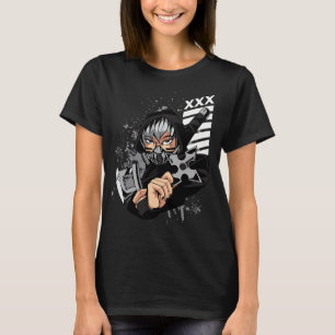 Camiseta garota ninja.