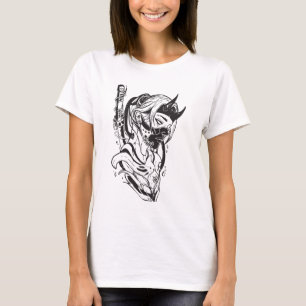 Camiseta garota ninja de anime