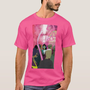 Camiseta Garota No Metrô Em Vênus