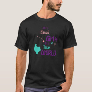 Camiseta Garota orgulhosa Apenas uma garota havaiana em um