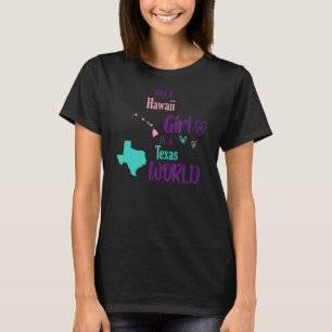 Camiseta Garota orgulhosa Apenas uma garota havaiana em um
