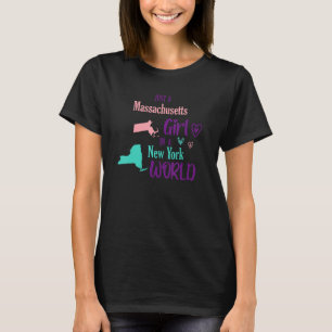 Camiseta Garota orgulhosa Design Apenas uma garota de Massa