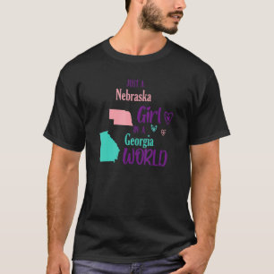 Camiseta Garota orgulhosa Design Apenas uma garota de Nebra