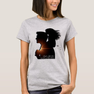 Camiseta Garota pai, Mãe Pequeno Rebelde.