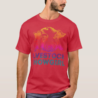 Camiseta Garota Pecuária - Mostrando Suínos Na Feira 4071