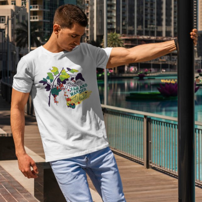 Camiseta Garota Pequena Colecionando Cereais Em Árvore (Criador carregado)