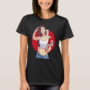 Camiseta Garota Peruana Bandeira do Peru Peruanos Latino Or