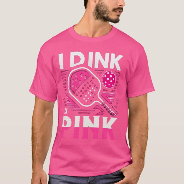 Camiseta Garota-Pickleball - Rosa-Rosa - Mulher-Pickleball (Frente)