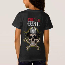 Camiseta garota pirata fofa