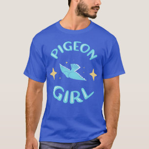 Camiseta Garota Pombo amiga vermelha anos 70