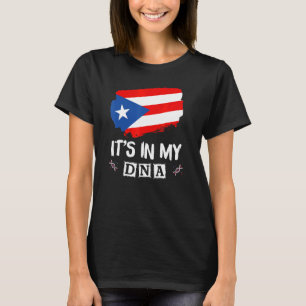 Camiseta Garota Porto Rico Está no meu DNA Porto Rico R