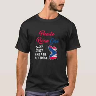 Camiseta Garota Porto-Riquenha Feminina Sassy Saucy Perto R