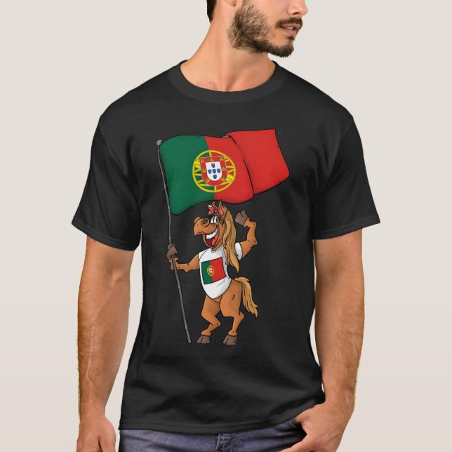 Camiseta Garota portuguesa do fã (Frente)