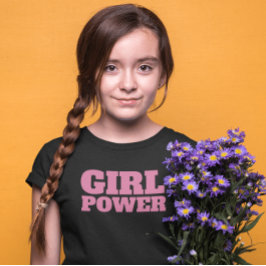 Camiseta GAROTA POWER meninas T-SHIRTS adolescentes