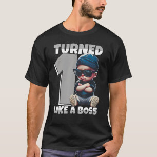 Camiseta Garota primeiro aniversario de Bebê 1 Ano Como Cri