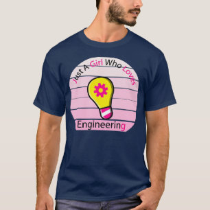 Camiseta garota que ama a quotEnergy quot de engenharia