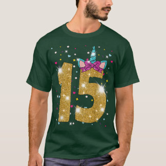 Camiseta Garota Quinze 15 de Aniversário de 15 Anos