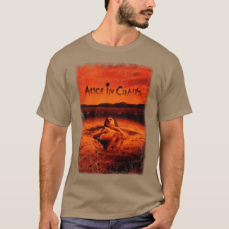 Camiseta Garota retrô do Alice In Chains