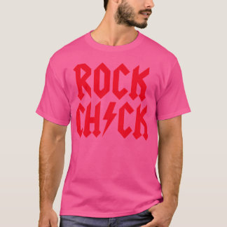 Camiseta Garota Rock Chick Hard Rock Música Heavy Metal r