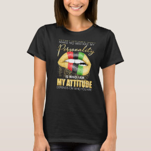 Camiseta Garota Sagitariana Derrete Lábios Black Zodiac