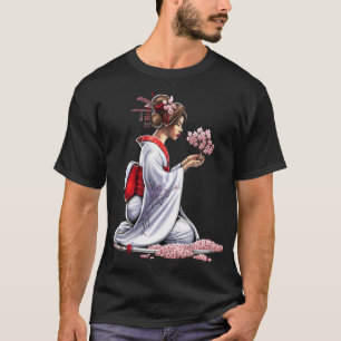 Camiseta Garota Samurai Japonesa
