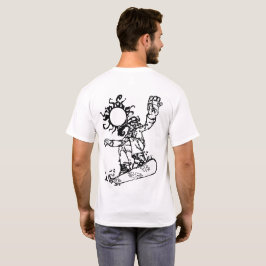 Camiseta Garota Snowboarder