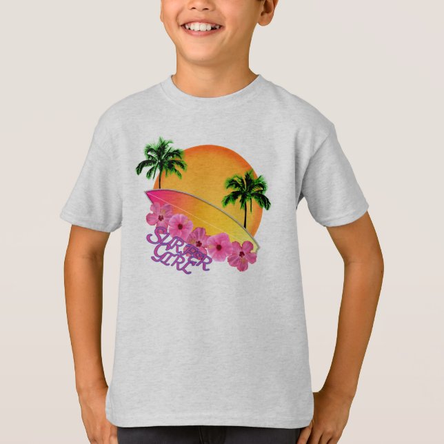 Camiseta Garota Surfista (Frente)