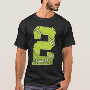 Camiseta Garota tênis Segundo segundo aniversário Dois Anos