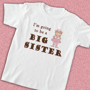 Camiseta Garota Vai Ser Irmã Grande