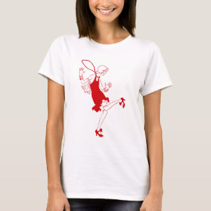 Camiseta garota vermelha