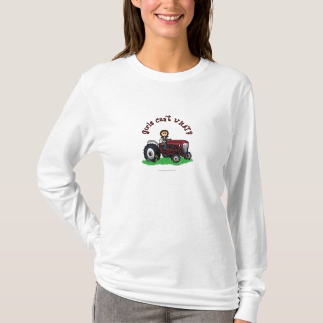 Camiseta Garota Vermelha Clara (Frente)