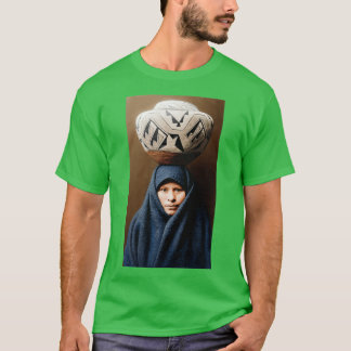 Camiseta Garota Zuni com jarro
