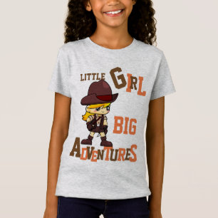 Camiseta GAROTAS adoram AVENTUAIS Adicione nome de volta Po