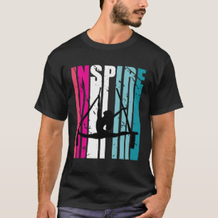 Camiseta Garotas Aerialista Inspiram Treinador Retro Ioga A