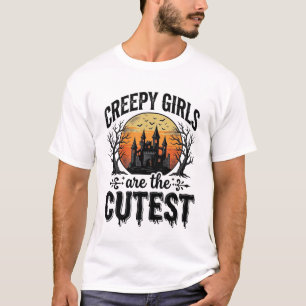 Camiseta Garotas Assustadoras São O Design De Vetor De Hall