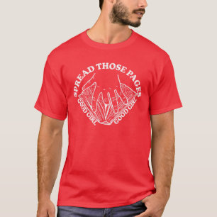 Camiseta Garotas Boas Lêem Livros RuinsDois Lados menino vi