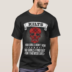 Camiseta Garotas boas não pedem que garotas más descubram