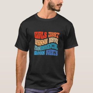 Camiseta Garotas Boho Retro Querem se Divertir Direitos Hum