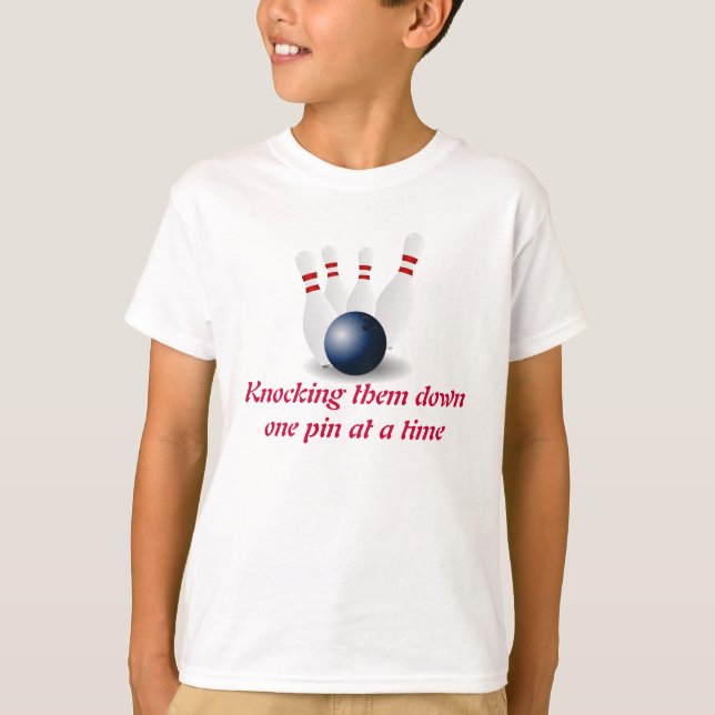 Camiseta Garotas boliches na camisa. (Frente)