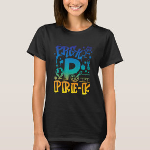 Camiseta Garotas Bonitas Crianças Pré K Esquadra Equipe Tur